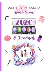 Weekly Planner Appointments 2020 & Journal