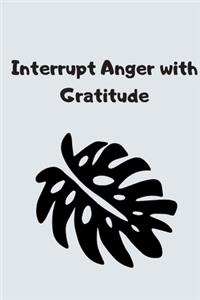Interrupt Anger With Gratitude