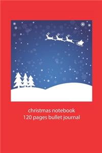 christmas notebook 120 pages bullet journal