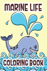 Marine Life Coloring Book