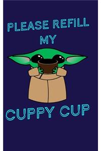 Cuppy Cup Notebook - Blank Lined Paper