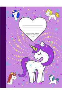 Unicorns and Stars Notebook