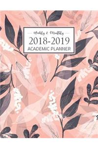 2018-2019 Academic Planner Weekly And Monthly