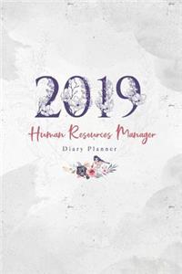 2019 Human Resources Manager Diary Planner