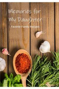 Memories for My Daughter