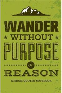 Wisdom Quotes Notebook