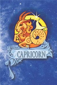 Capricorn Zodiac Sign Horoscope Notebook Journal for Writing in