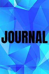 Polygonal Abstract Geometric Background Lined Writing Journal Vol. 3