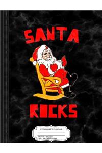 Santa Rocks Composition Notebook