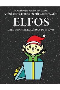 Libro de pintar para niños de 4-5 años (Elfos)