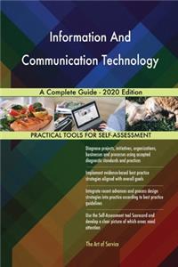 Information And Communication Technology A Complete Guide - 2020 Edition