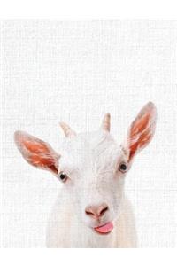 Cute Animal Composition Book Smiley Goat