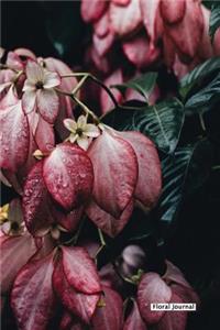 Floral Journal - Misty Flowers - (Unruled)
