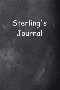 Sterling Personalized Name Journal Custom Name Gift Idea Sterling: (Notebook, Diary, Blank Book)