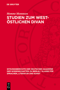 Studien zum west-östlichen Divan