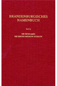 Brandenburgisches Namenbuch. Teil 12