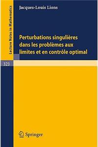 Perturbations Singulieres Dans Les Problemes Aux Limites Et En Controle Optimal