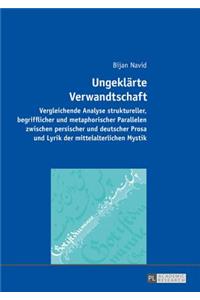 Ungeklaerte Verwandtschaft
