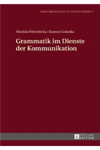 Grammatik Im Dienste Der Kommunikation