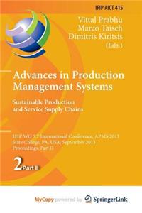 Advances in Production Management Systems. Sustainable Production and Service Supply Chains