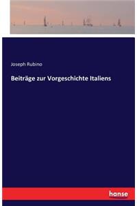 Beiträge zur Vorgeschichte Italiens