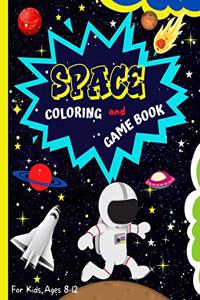 Space Coloring And Game Book