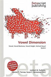 Vowel Dimension