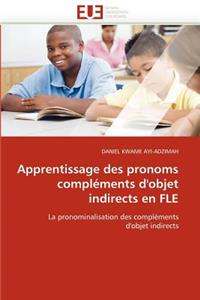 Apprentissage des pronoms compléments d'objet indirects en fle