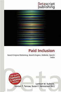 Paid Inclusion
