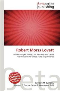 Robert Morss Lovett