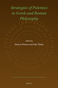 Strategies of Polemics in Greek and Roman Philosophy