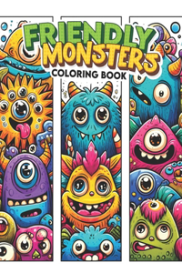 Friendly Monsters Coloring book