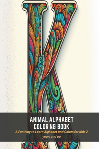Animal Alphabet Coloring Book