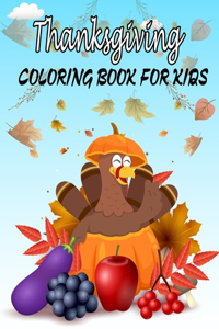 Thanksgiving Coloring Book For Kids