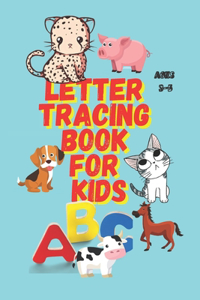 Letter And Number Tracing Book For Kids Ages 3-5