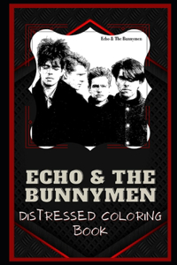 Echo & the Bunnymen Distressed Coloring Book