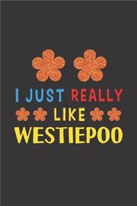 I Just Really Like Westiepoo: Dog Training Logbook For Peoples Who Loves Their Westiepoo Dog