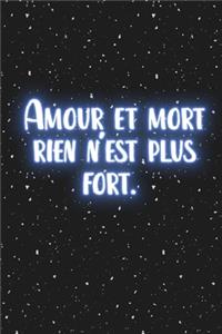 amour et mort rien n'est plus fort