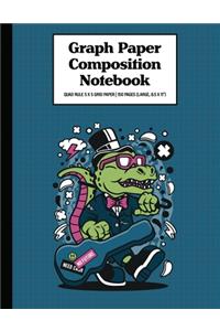 Graph Paper Composition Notebook Quad Rule 5x5 Grid Paper - 150 Sheets (Large, 8.5 x 11