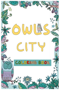 Owls City Coloring Book