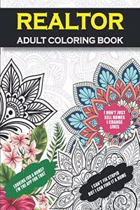 Realtor Adult Coloring Book