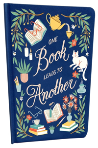 Book Lover's Embroidered Journal