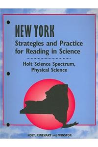 New York Holt Science Spectrum Strategies and Practice for Reading in Science
