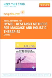 Research Methods for Massage and Holistic Therapies - Elsevier eBook on Vitalsource (Retail Access Card)