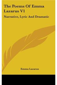 Poems Of Emma Lazarus V1