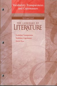 McDougal Littell Language of Literature: Vocabulary Transparencies World Literature Grade 10