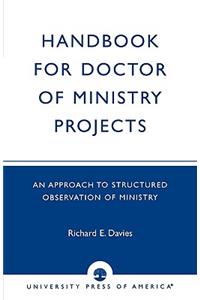 Handbook for Doctor of Ministry Projects