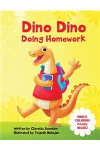 Dino Dino Doing Homework