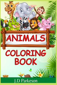 Animals Coloring Book ( Vol 2 )