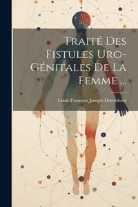 Traité Des Fistules Uro-Génitales De La Femme ...